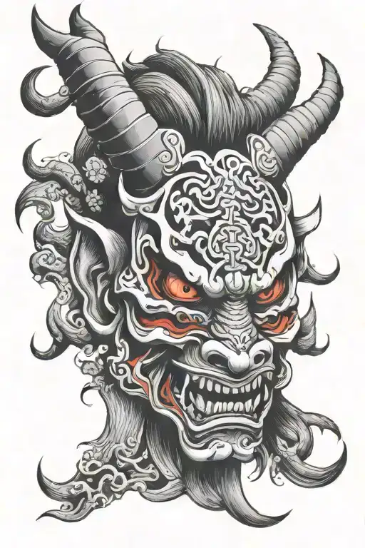 Oni Demon Mask