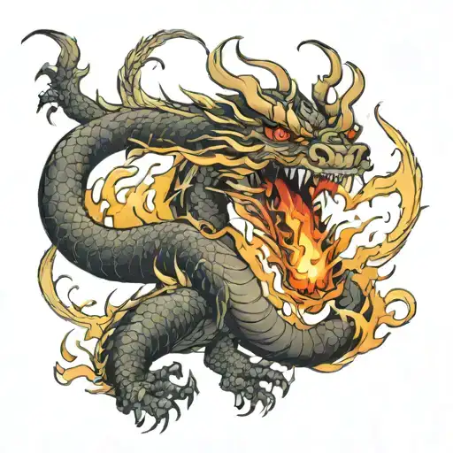 Dragon Breathing Fire