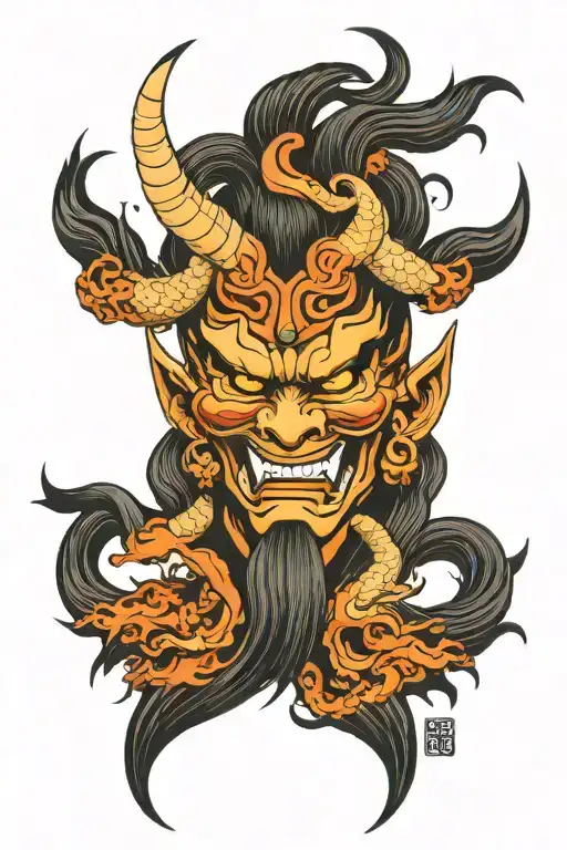 Oni Demon Mask
