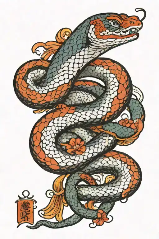 Snake Hindu Faith Written