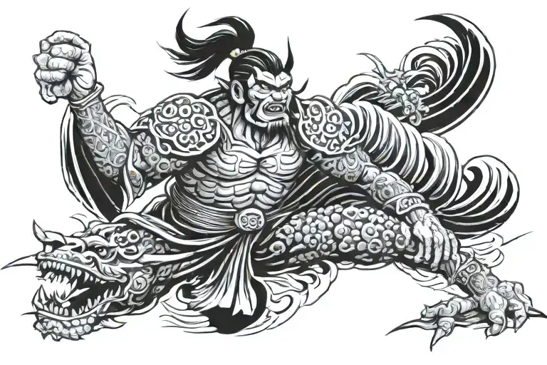 Warrior Going To Death