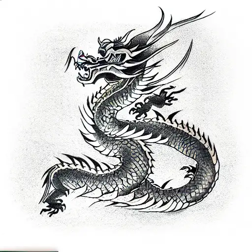 Dragon Of Greed Guarding The Pot Of Gold