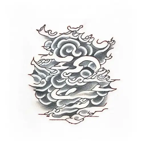 Cursive Tattoo Of The Word 'Transcend'