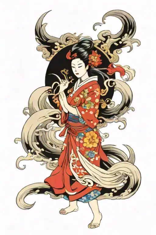 Japanese Sun Goddess Amaterasu