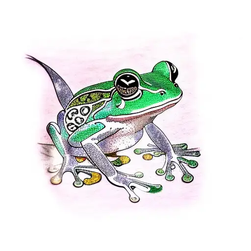 Frog With Gold