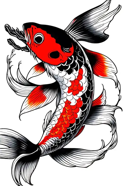 Koi Fish Samurai