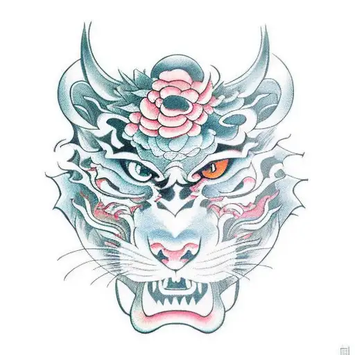 The Spirit Of A Dragon And Tiger Combined