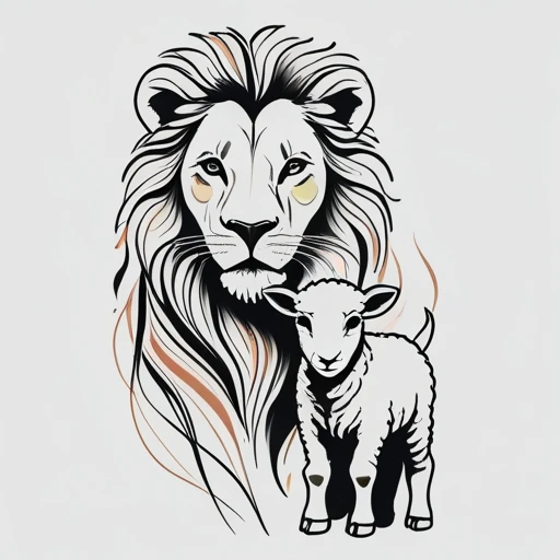 Lion and lamb