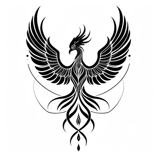 Crimson Path of the Phoenix Tattoo idea