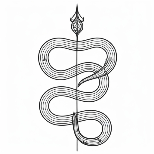 Eternal Serpent’s Path Tattoo idea