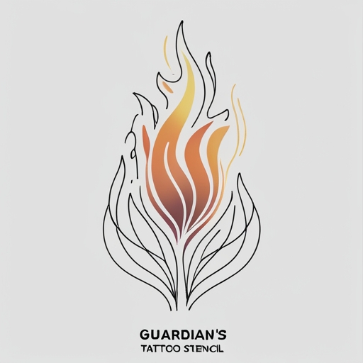 Guardian’s Flame Tattoo idea