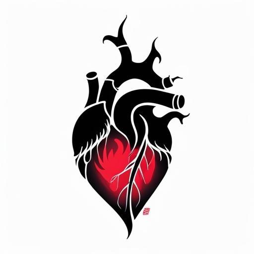 Crimson Heart’s Fire Tattoo idea