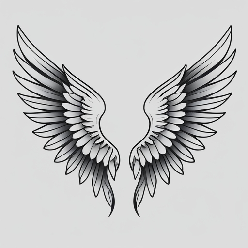 Silver Wings Tattoo idea