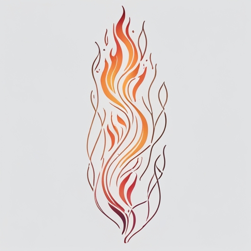 Soul’s Sacred Path of Fire Tattoo idea