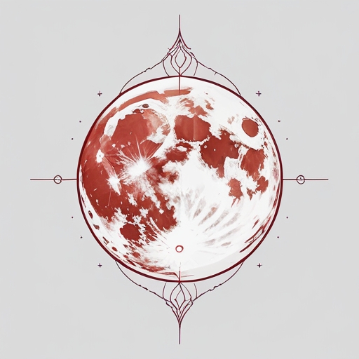 Crimson Path of the Eternal Moon Tattoo idea