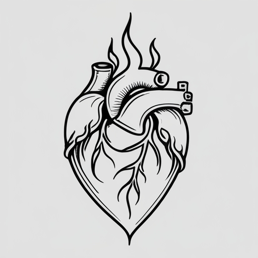 Sacred Flame’s Heart Tattoo idea