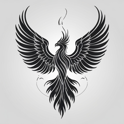 Phoenix’s Silent Wings Tattoo idea