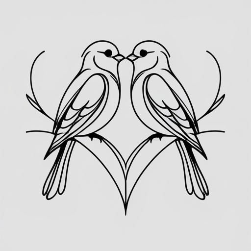 Love Birds Tattoo idea
