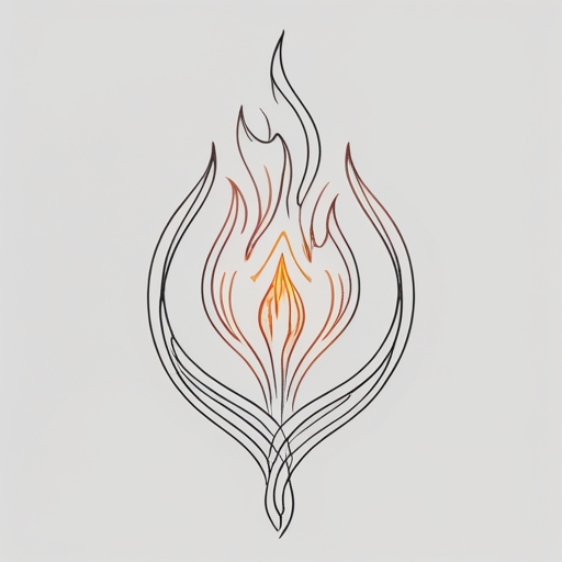 Sacred Flame of Rebirth Tattoo idea
