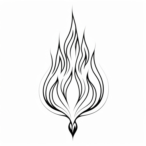 Whispers of the Eternal Flame Tattoo idea