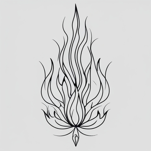 Sacred Tears of the Eternal Flame Tattoo idea
