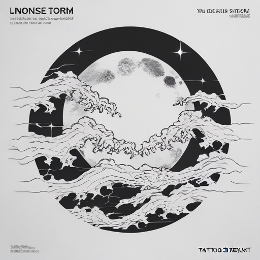 Moonrise Storm Tattoo idea