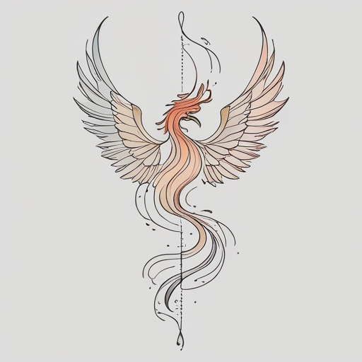 Phoenix’s Sacred Path of Time Tattoo idea