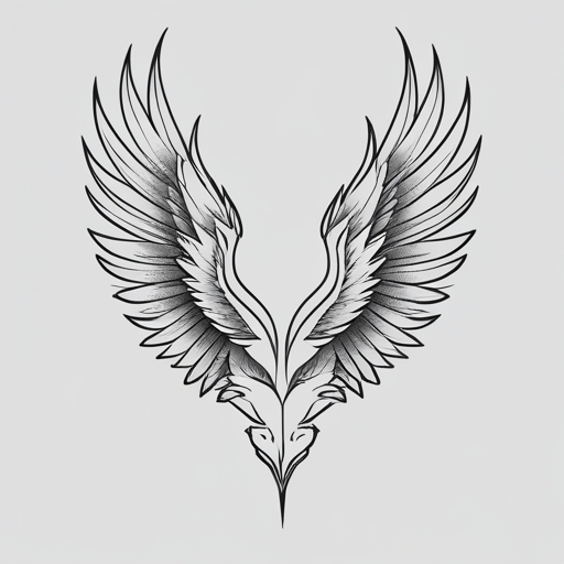 Wings of the Wolf Tattoo idea