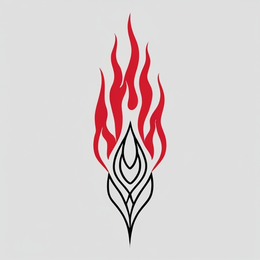 Crimson Flame of the Sacred Soul Tattoo idea