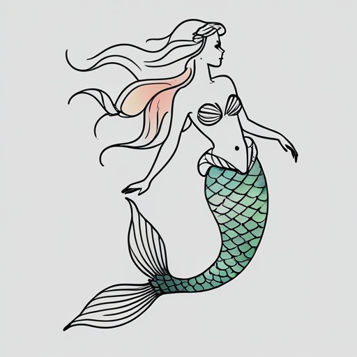 Swimming Mermaid