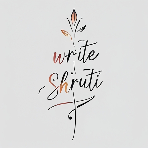Write Shruti