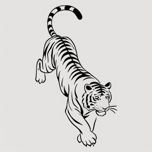 Falling Tiger
