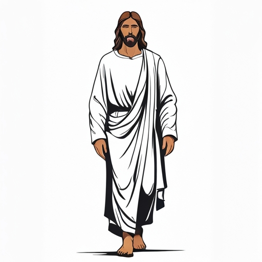 Jesus Walking