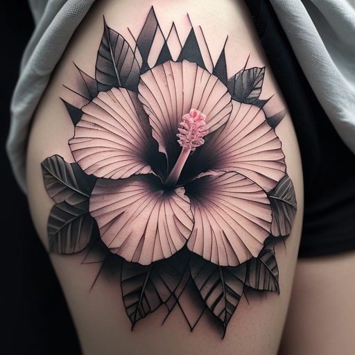 Geometric Hibiscus