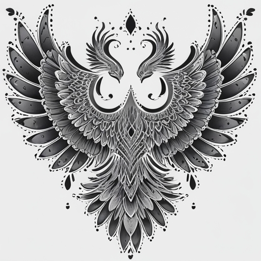 Silver Phoenix Wings