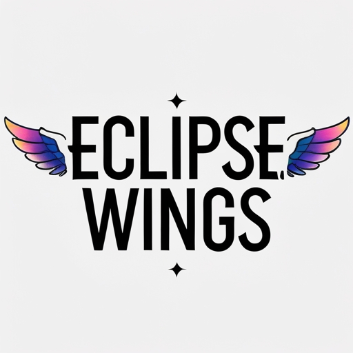 Eclipse Wings Tattoo idea