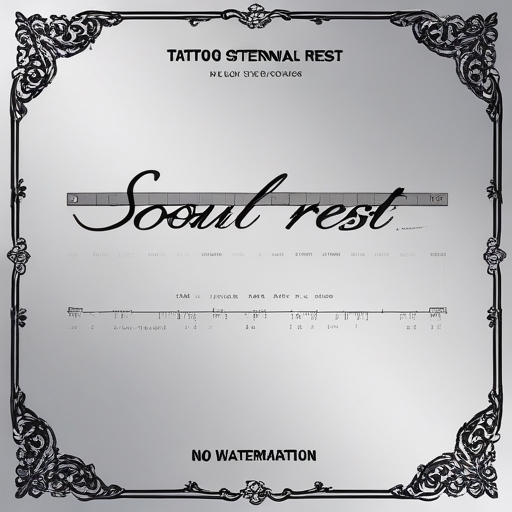 Soul’s Eternal Rest Tattoo idea