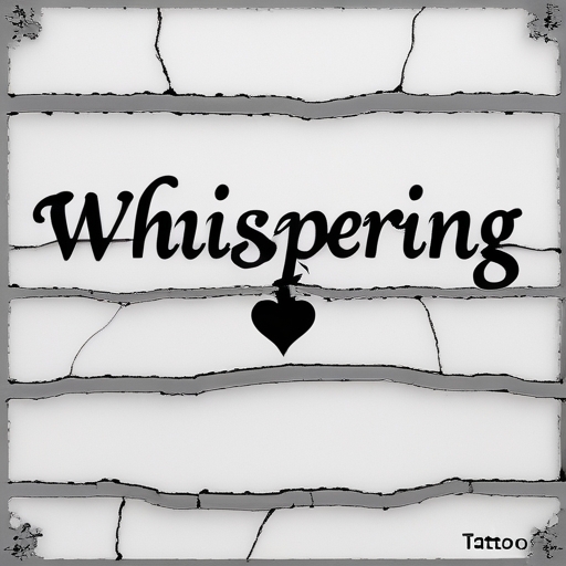 Whispering Tears Tattoo idea