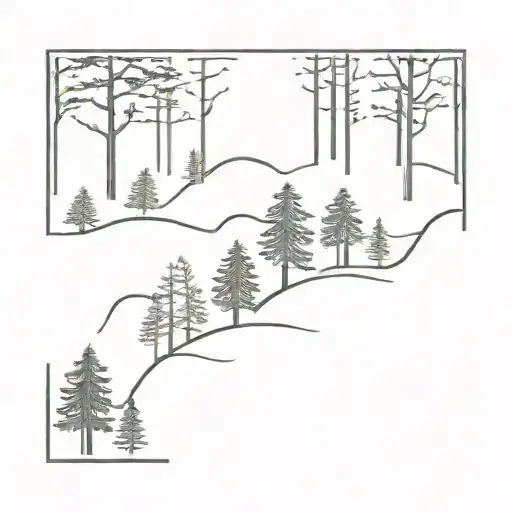 Boreal Forest Silhouette