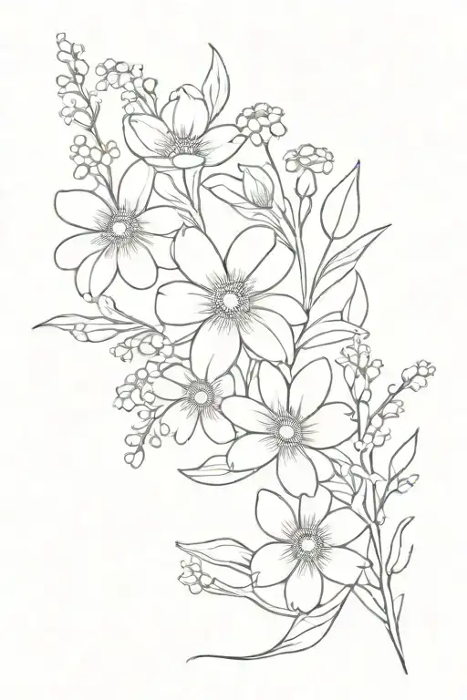 Daisy And Tulip Bouquet With Baby's Breath