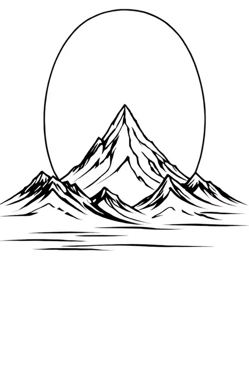 Zen Mountain Peak Surrounded