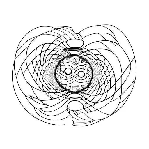 Sunset With Just A Few Lines