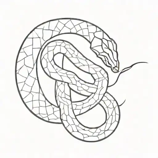 A Minimalist Design Of A Snake