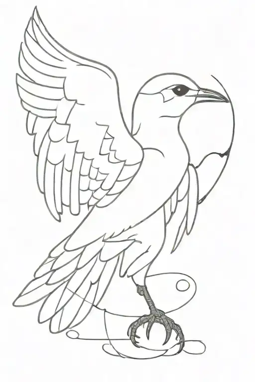 The Bird Of Hermes Is My Name Eating My Wings To Make Me Tame