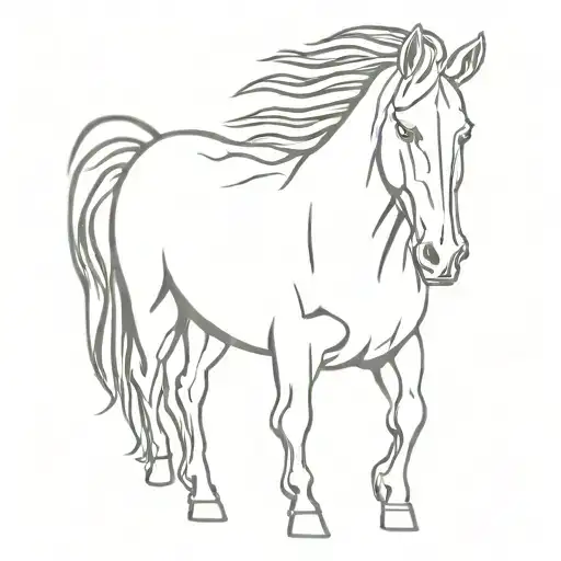 Ford Mustang With Cross