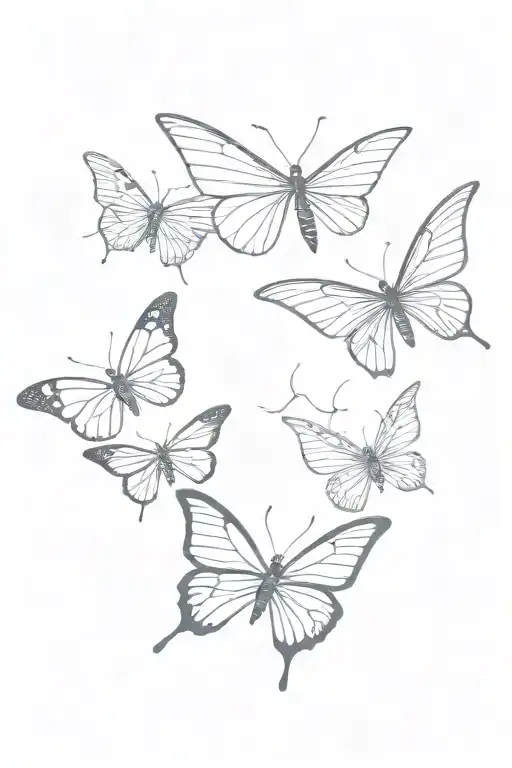 Butterfly With Dragon Fly