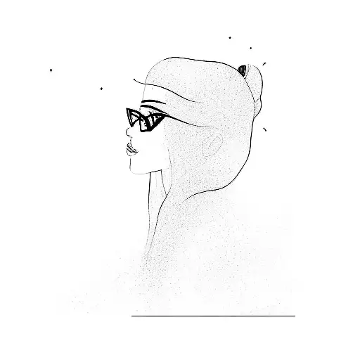 A Woman With Dark Hair