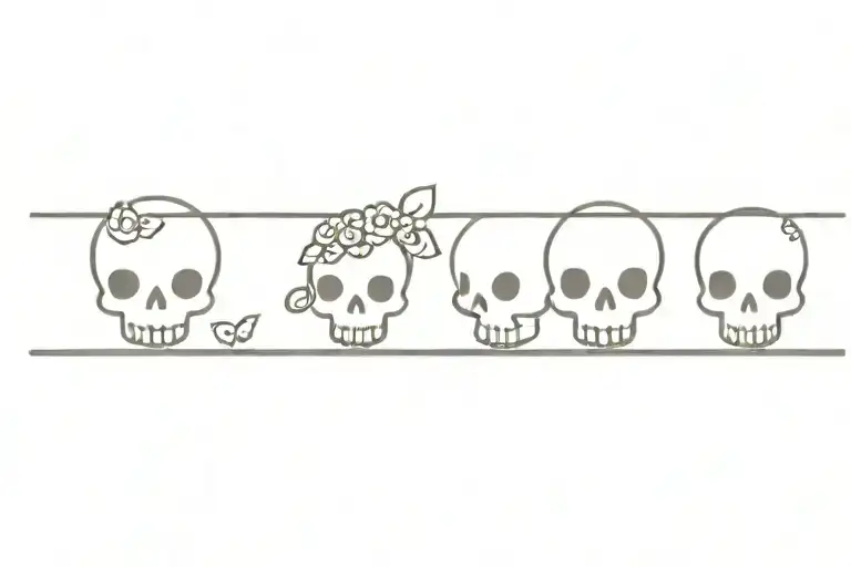 Kawaii Skulls