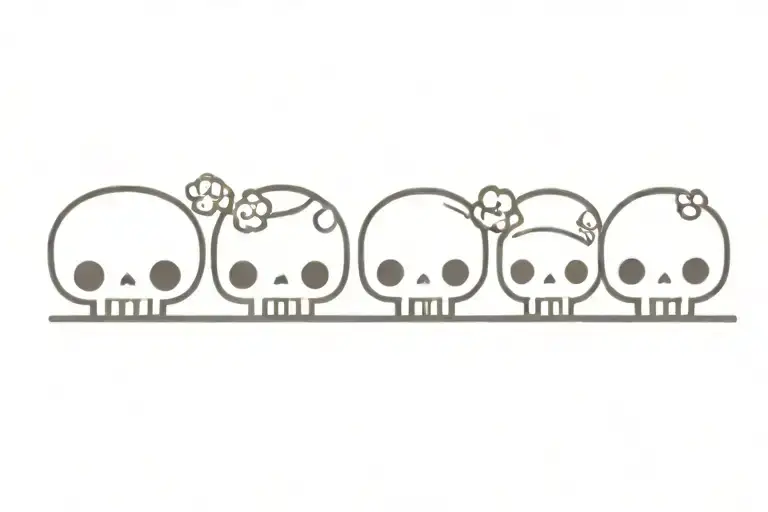 Kawaii Skulls