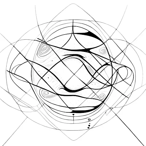 An Abstract Depiction Of The Interconnectedness Of All Life Forms